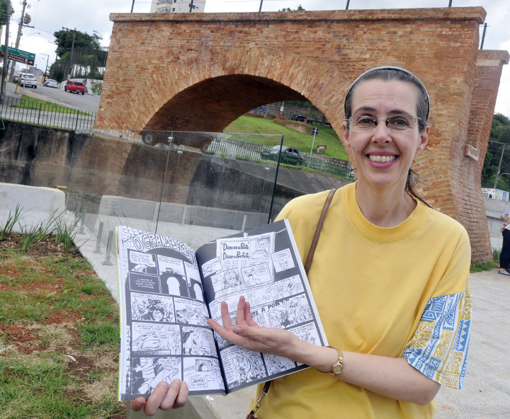 Ignez de Castro, a Dadí: História em quadrinhos relata a luta contra a destruição da Ponte Torta